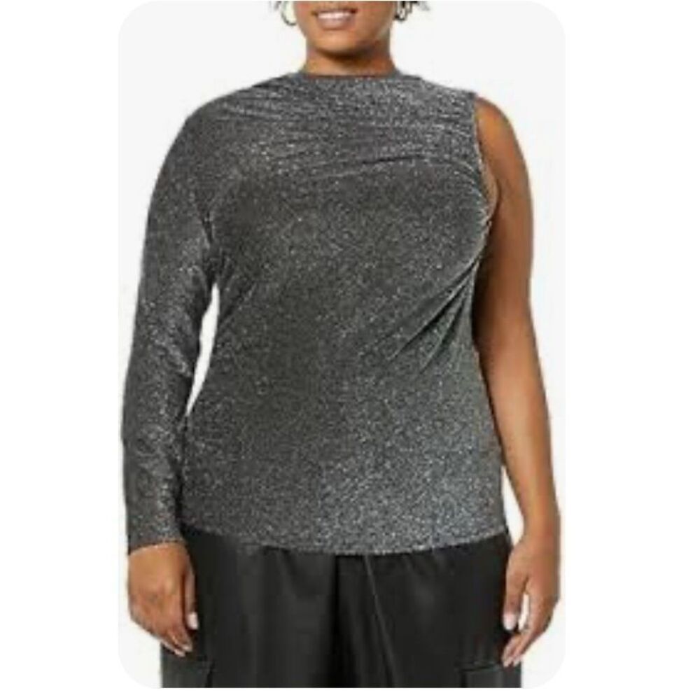 NEW TEREA Women's Emiliana One Shoulder Top 5X